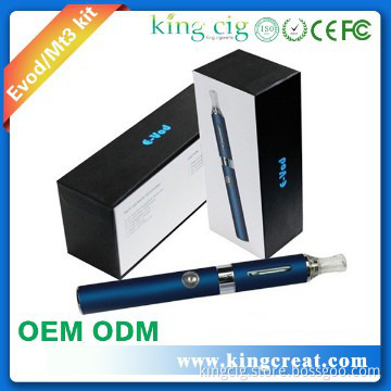 Electronic cigarette EVOD starter kit with colorful battery